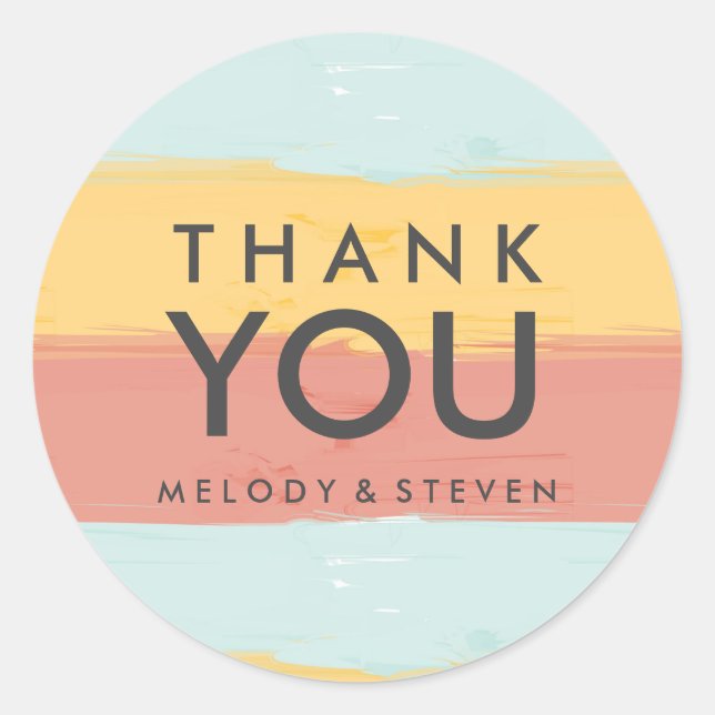 Love Splash 2 Classic Round Sticker (Front)