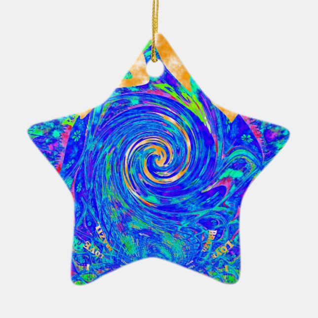 Love Splush.png Ceramic Ornament (Front)