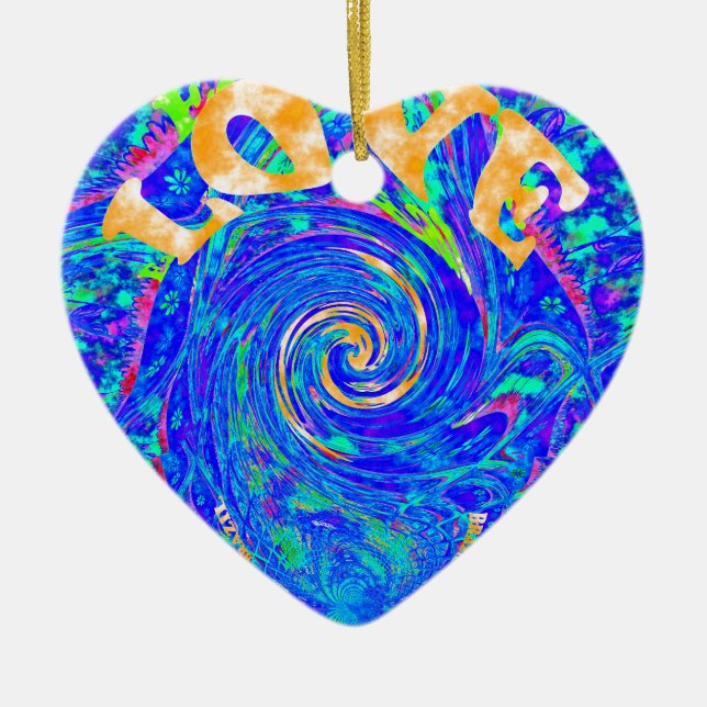 Love Splush.png Ceramic Ornament (Front)