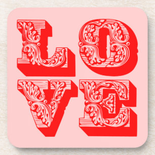LOVE Square Coaster