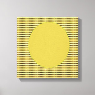 LOVE Square  Energy Pattern Canvas Print