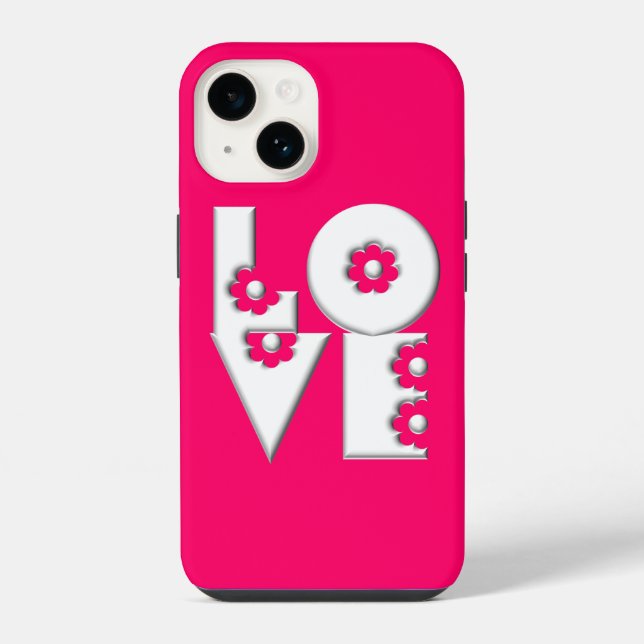 LOVE Square iPhone Case (Back)