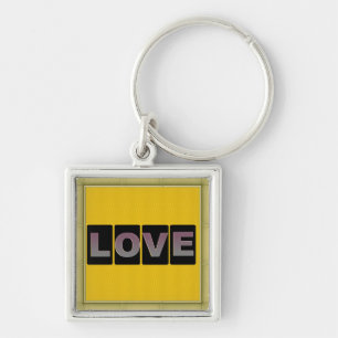 Love Square Keychain