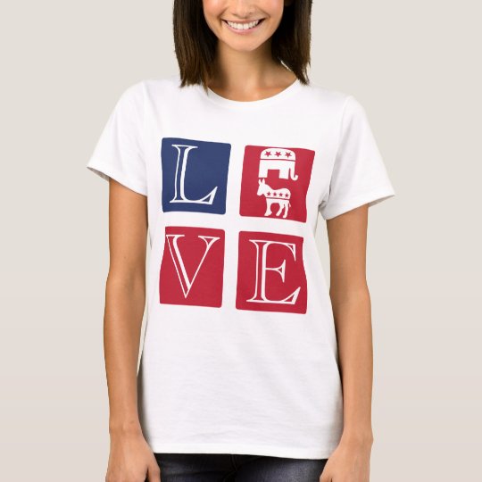 Love Squares: Love Any Party T-Shirt