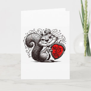 Love Squirrel Card