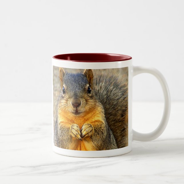 Love Squirrel_ Two-Tone Coffee Mug (Right)