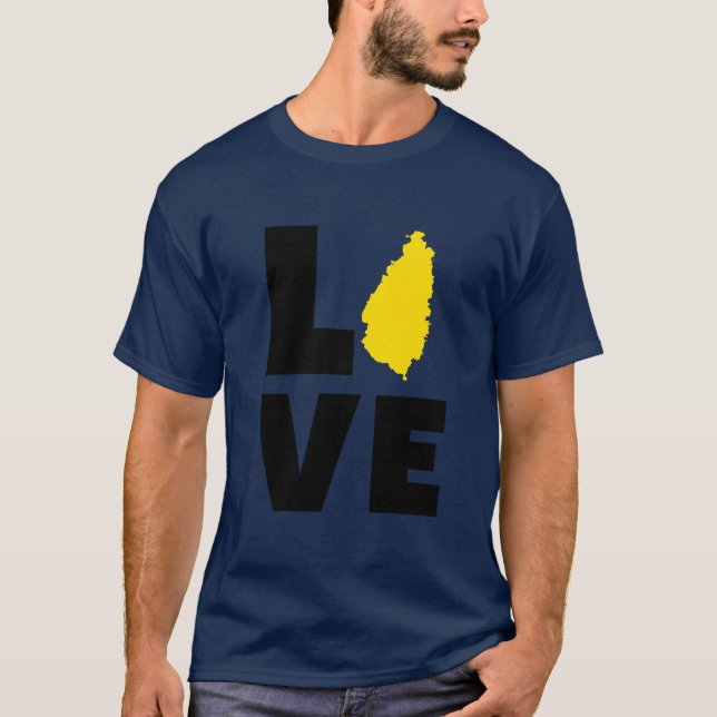 Love St Lucia T-Shirt (Front)
