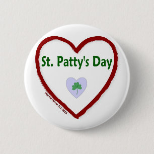 Love St. Patty's Day 2 Inch Round Button