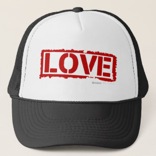Love Stamp - Valentines Day special cupid gf bf Trucker Hat