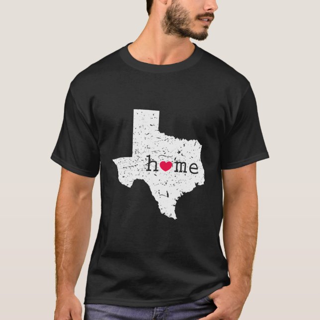 Love State Of Texas Home Heart Texan Long Sleeve T T-Shirt (Front)