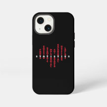 Love statistics iPhone case (dark colour)