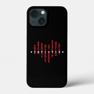 Love statistics iPhone case (dark colour)