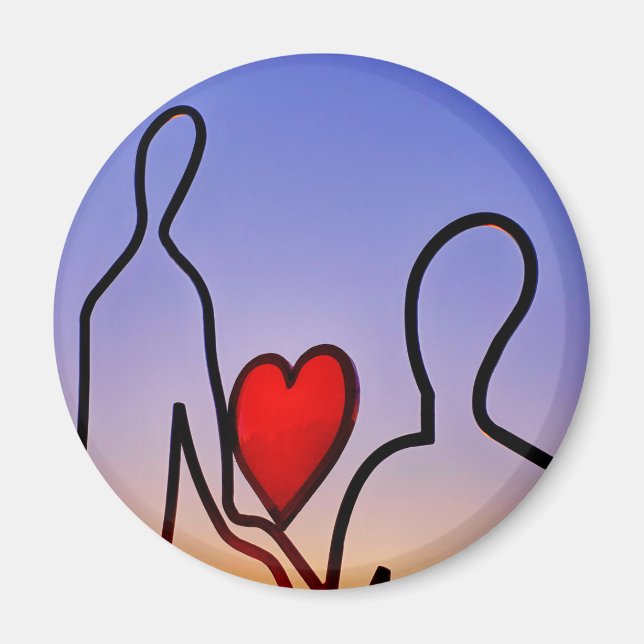 Love statue magnet (Front)