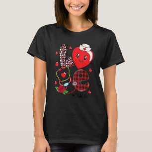 LOVE Stethoscope Heart CNA Life Valentine's Day_1 T-Shirt