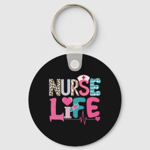 Love Stethoscope Nurse Life Valentine Day  Keychain