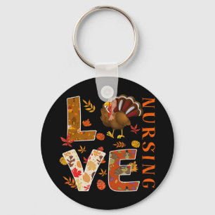 LOVE Stethoscope Nurse Life Valentine Day Women G Keychain