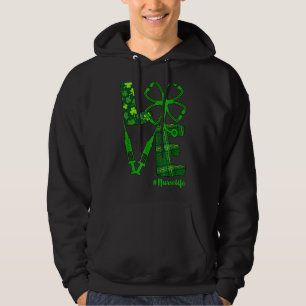 Love Stethoscope Syringe Nurse Life St Patrick S D Hoodie