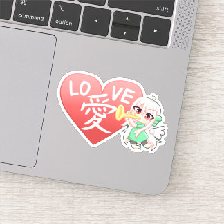 LOVE Sticker 愛 ステッカー 【 HayaTikaze 】