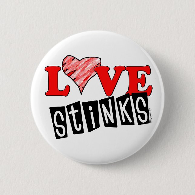 Love Stinks Gifts 2 Inch Round Button (Front)