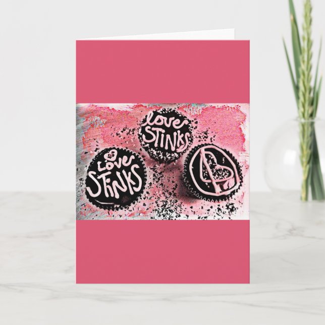 Love Stinks Holiday Card (Front)