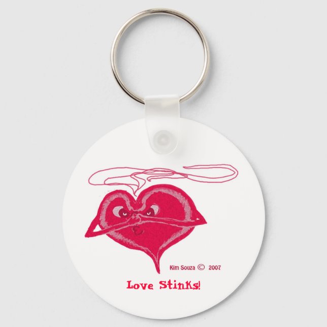 Love Stinks! Keychain (Front)