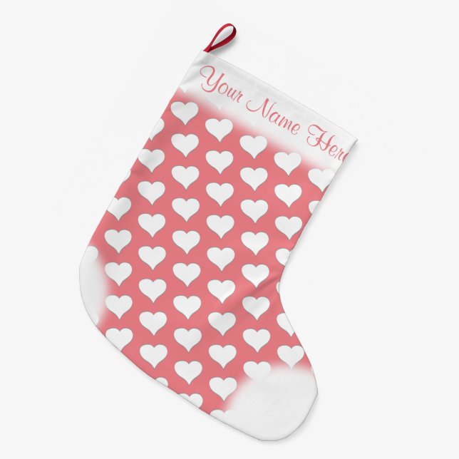 Love Stocking Customized Love Christmas Stocking (Front (Hanging))