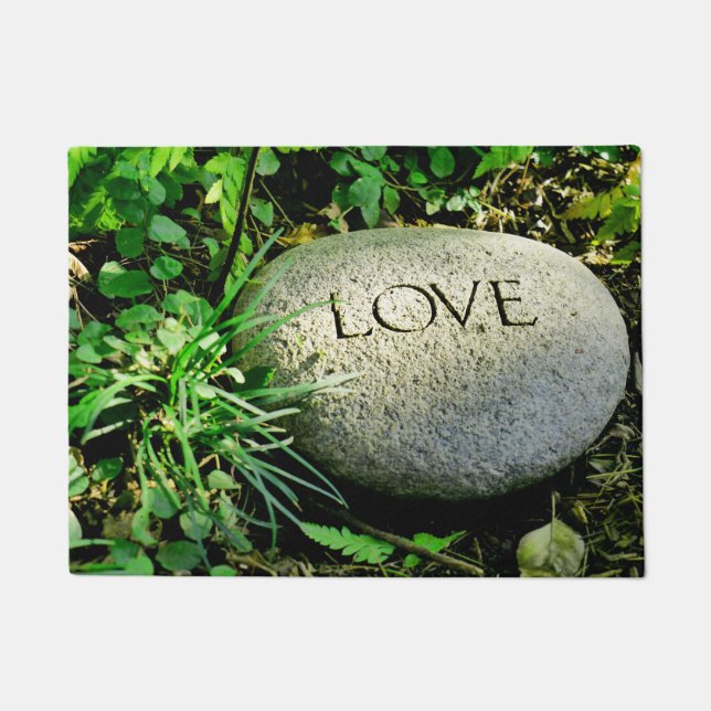 "Love" Stone Doormat (Front)