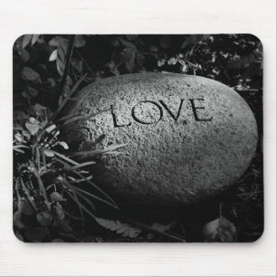 "Love" Stone Mouse Pad