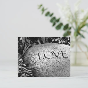 "Love" Stone   Postcard