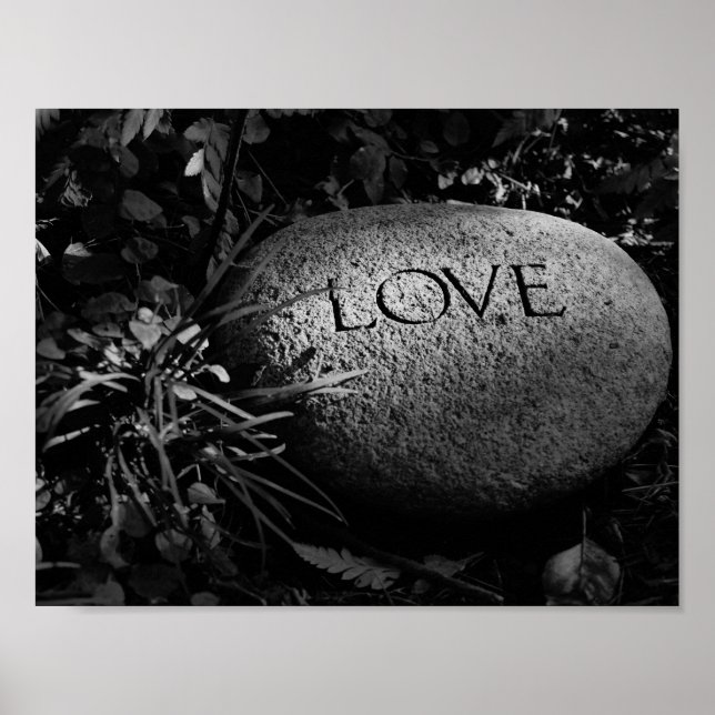 "Love" Stone Poster (Front)