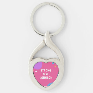 Love- Stong Girl Johnson Pin Keychain