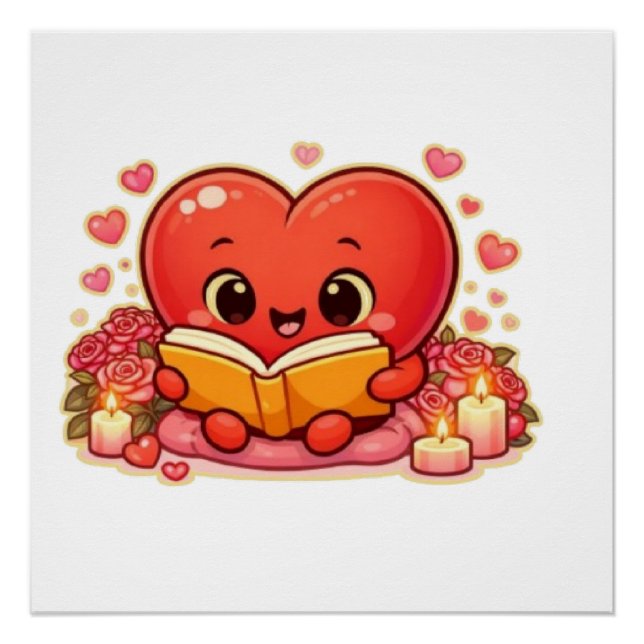 Love Stories Begin Within the Heart Poster (Front)