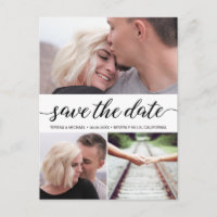 "Love Story" Custom Photo Save the Date Wedding