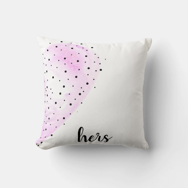 Love Story Throw Pillow (Front)