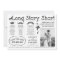 Love Story Timeline Fun Save the Date Photo
