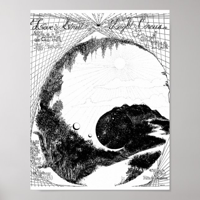 Love Street Light Circus flyer LoveStreetApr11&12' Poster (Front)