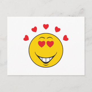 Love Struck Face Postcard