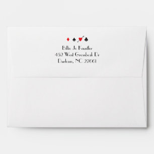 Love Struck Las Vegas Invitation Envelope