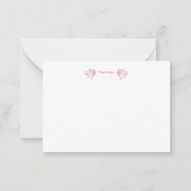 Love-Struck Thank You Cards (Front)