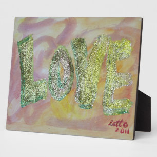 Love Summer Glow Painting Poem Plaque