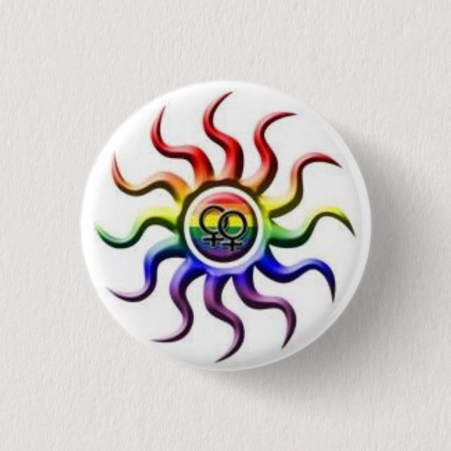 Love Sun Thing/ Amy 1 Inch Round Button (Front)