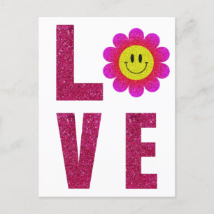 Love Sunflower Postcard