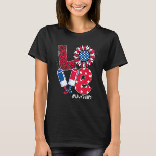 Love Sunflower Stethoscope Nurse Day Nurse Life 4t T-Shirt