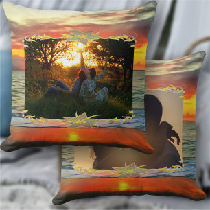Love Sunset 1738 Throw Pillow