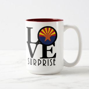LOVE Surprise Arizona 15oz Two-Tone Coffee Mug