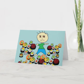 LOVE SUSHI GREETING CARD