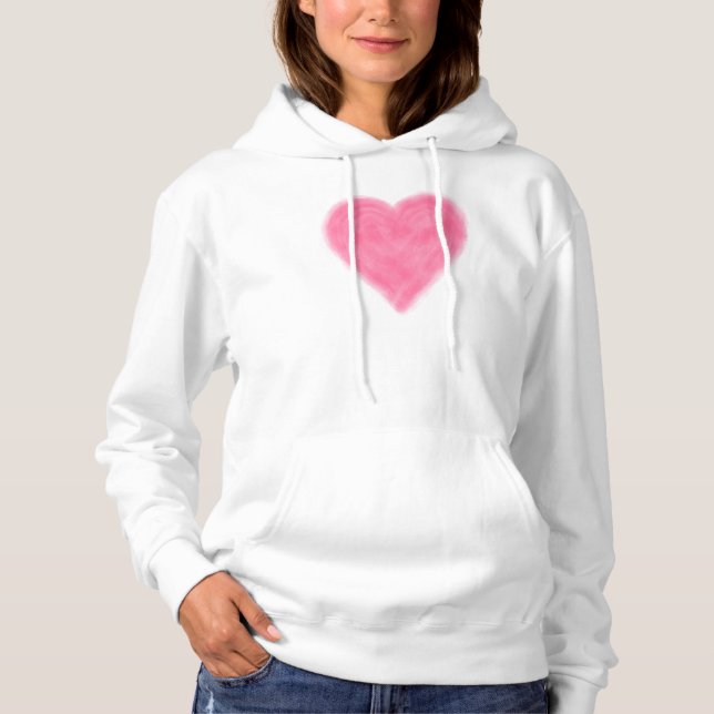 LOVE Sweat - shirt à capuche des femmes (Devant)