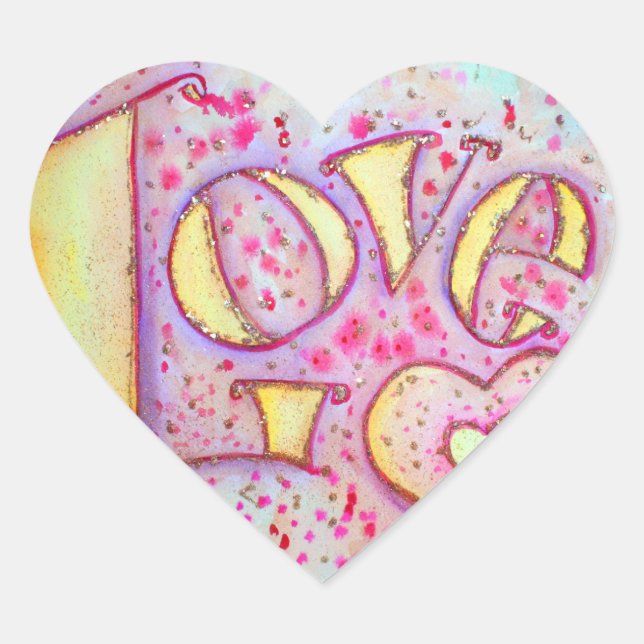 Love Sweet Pink Sticker (Front)