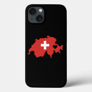 Love Switzerland Gift Swiss Pride Heart iPhone 13 Case