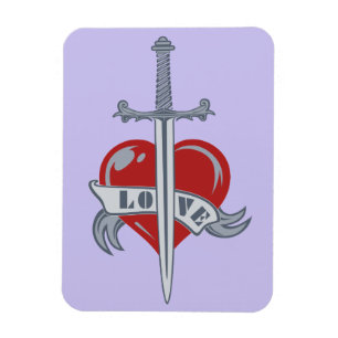 Love Sword custom magnet